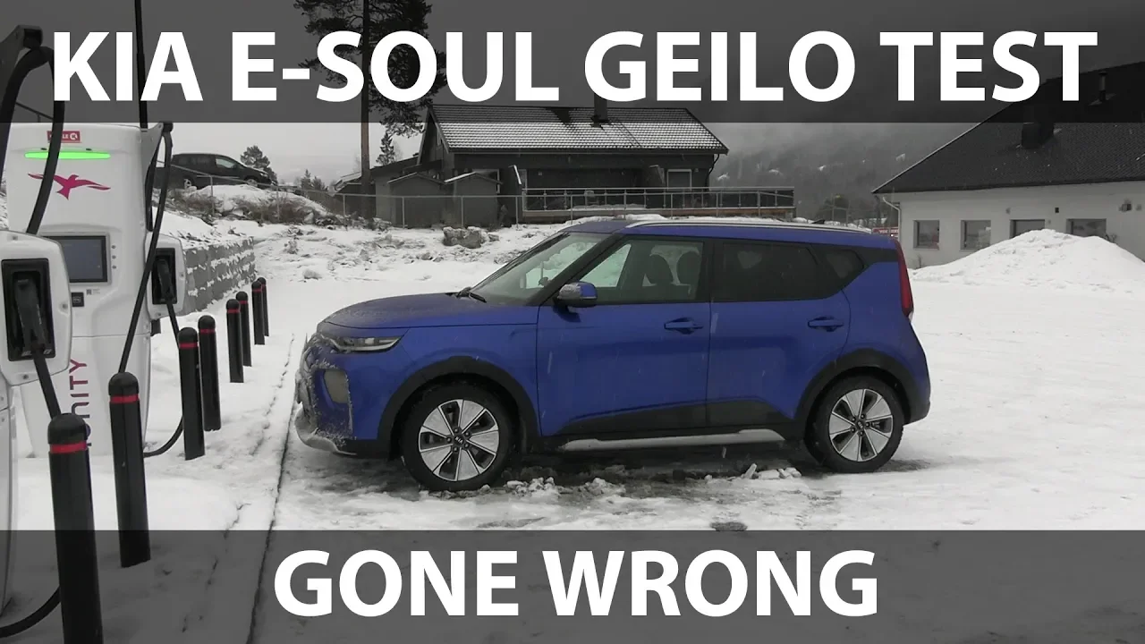 Kia e-Soul Geilo test failed