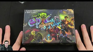 Tiny Epic Dungeons (Deluxe Edition) Unboxing
