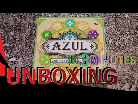 Azul: Queen's Garden UNBOXING in 3 minutes