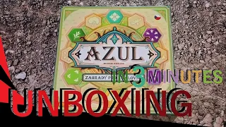 Azul: Queen's Garden UNBOXING in 3 minutes
