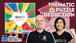 Decorum - Co-op fun puzzle deduction - A board game review
