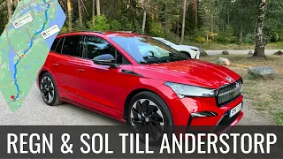Skoda Enyaq 80X på långtur till Anderstorp | Elbilsmagasinet