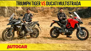 Triumph Tiger 900 GT vs Ducati Multistrada 950 S - Business and pleasure | Comparison| Autocar India