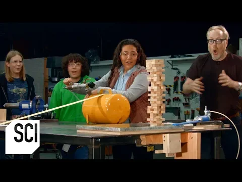 The Impossible Jenga Move | MythBusters Jr.