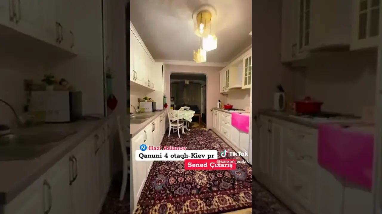 Satılır köhnə tikili 4 otaqlı 105 m²,  Həzi Aslanov m.- (əmlakın videosu)