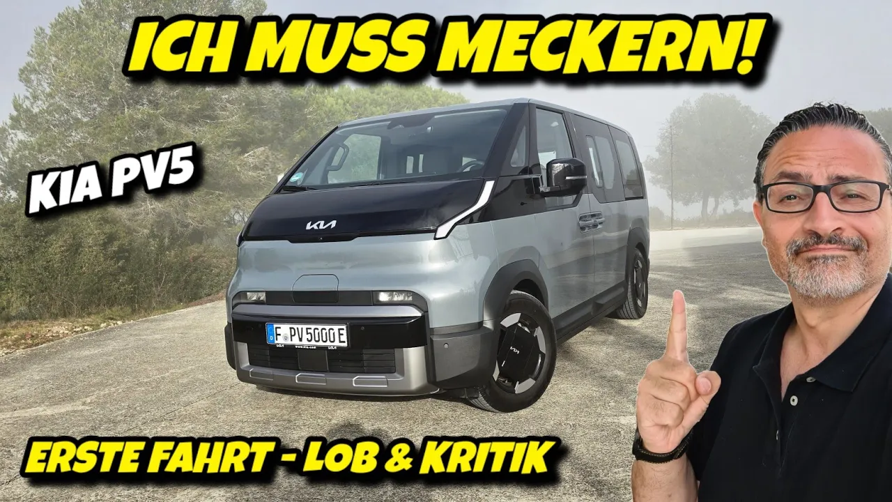 Bitte ändern Kia! Elektro-Van Kia PV5 im Test. Reichweite, Verbrauch, Platz #ev