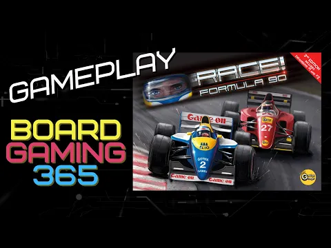 Race! Formula 90: 2nd edition - Gameplay / How to Play - Board Gaming 365 (Turn Subs On)