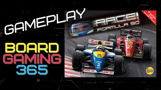 Race! Formula 90: 2nd edition - Gameplay / How to Play - Board Gaming 365 (Turn Subs On)