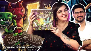 [Règles & Partie] CORAQUEST | 2 joueurs | Barbu Inc. | VOD Live