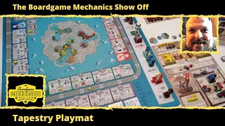 The Boardgame Mechanics Show Off Tapestry Playmat