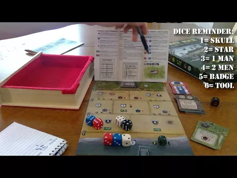 D-Day Dice 2nd Edition Instructional Playthrough 