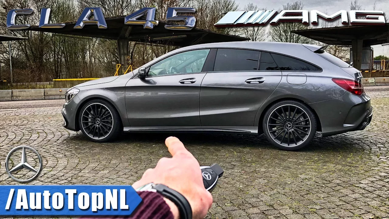 Mercedes AMG CLA 45 REVIEW POV on AUTOBAHN by AutoTopNL