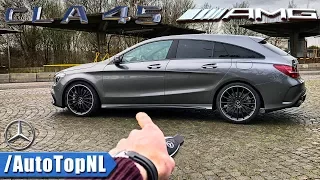 Mercedes AMG CLA 45 REVIEW POV on AUTOBAHN by AutoTopNL