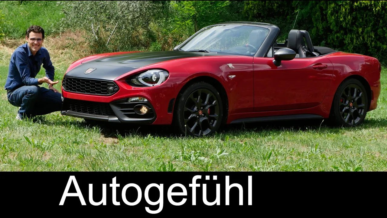 Abarth 124 Spider FULL REVIEW test driven 170hp 2017/2016 all-new neu