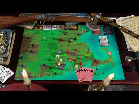 I Made a King Philip's War Strategy Board Game!
