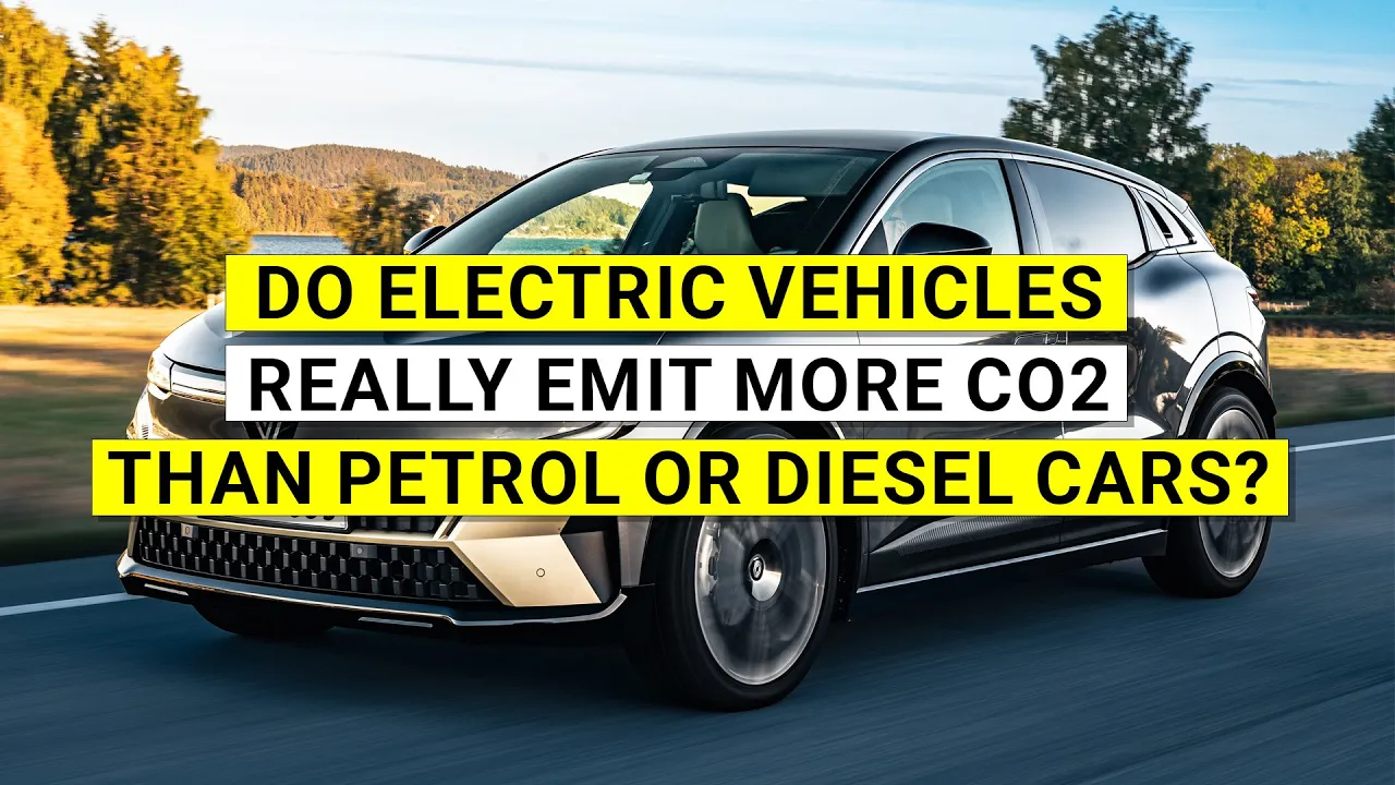 Do electric vehicles really emit more CO2 than petrol or diesel cars?