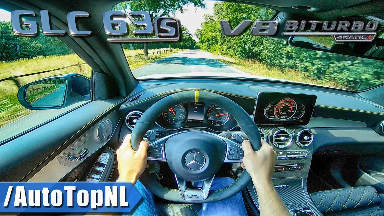 2019 Mercedes AMG GLC 63 S Edition1 POV Test Drive by AutoTopNL