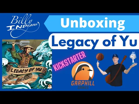 Legacy of Yu Kickstarter Board Game + Promos Unboxing (no spoilers)