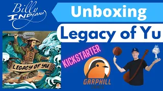 Legacy of Yu Kickstarter Board Game + Promos Unboxing (no spoilers)