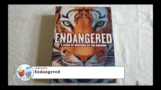 [Unboxing] Endangered by Grand Gamers Guild (Play It Yourself)