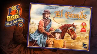 El Grande: 2025 BoardGameGeek Hall of Fame Inductee