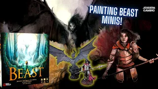 How To paint a Beast! Board Game Beast Mara and Varja Minis fully painted!