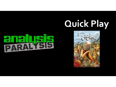 Analysis Paralysis - Quick Play of A Feast For Odin