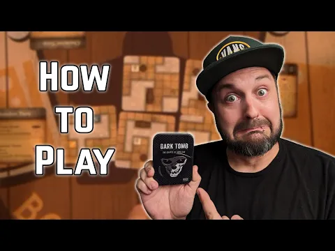 Learn to crawl a dungeon the size of a mint tin in Dark Tomb (How to Play Board Games)