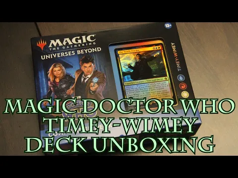 Magic Doctor Who Timey-Wimey Deck Unboxing