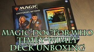 Magic Doctor Who Timey-Wimey Deck Unboxing