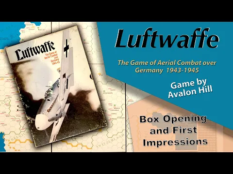 Avalon Hill -  Luftwaffe - What's Inside!