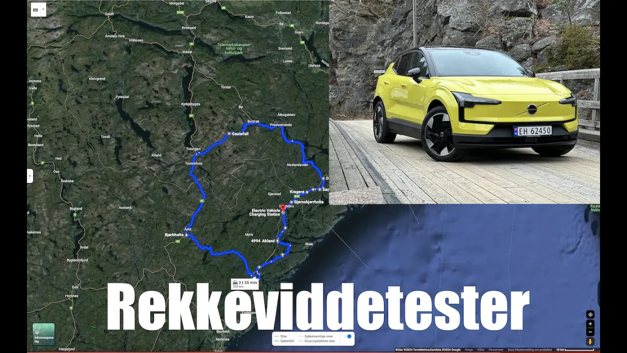 Joachim forklarer rekkeviddetestene vi bruker hos Nybiltester