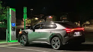 Toyota bZ4X AWD 70-MPH Highway Range Test