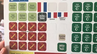 Unboxing: Colonial Twilight: The French-Algerian War, 1954-62 from GMT Games - The Players' Aid