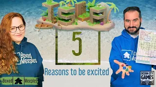 Isla 5 Reasons to be Excited about this fantastic blend of Board game & Roll N Write on Kickstarter