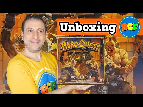 L'Orda degli Ogre | Unboxing e recensione materiale| Espansione gioco HeroQuest