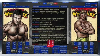 153 Hollywood Elite Wrestling Filsinger Games Legends of Wrestling Tabletop Solo play Wrestling rpg