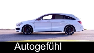 Mercedes CLA-Class 45 AMG Shooting Brake & Mercedes CLA 250 4MATIC exterior & interior