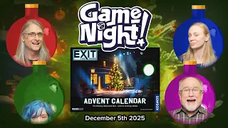 GameNight! 24 Days of Christmas Day 5 - Exit: The Game Advent Calendar - The Missing Hollywood Star