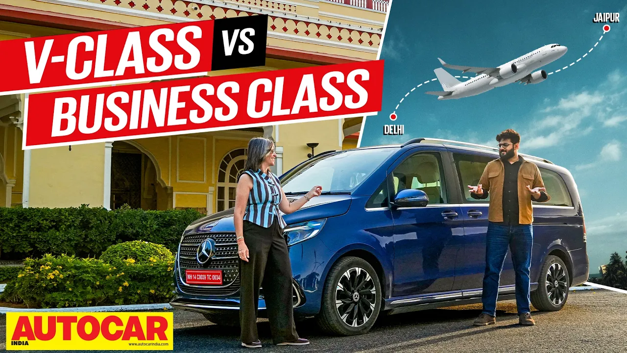 Mercedes-Benz V-Class or a plane - The better business class? | Special Feature | Autocar India