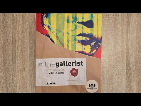 The Gallerist: Complete Edition Unboxing #boardgameunboxing #boardgame #tabletopgames