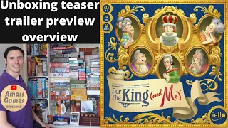 For The King and me  #unboxing  #teaser    #boardgame  #tabletop   AmassGames #games   #game #cards