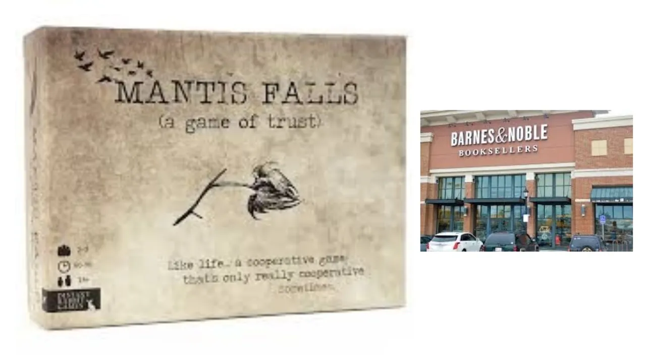 Unboxing from Barnes and Noble: Mantis falls