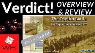 Verdict! The Twelfth Battle: Caporetto Campaign 1917 | Solitaire | WW1 | Overview & Review