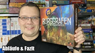 Burggrafen des Westfrankenreichs (Schwerkraft Verlag) - Abläufe und Fazit