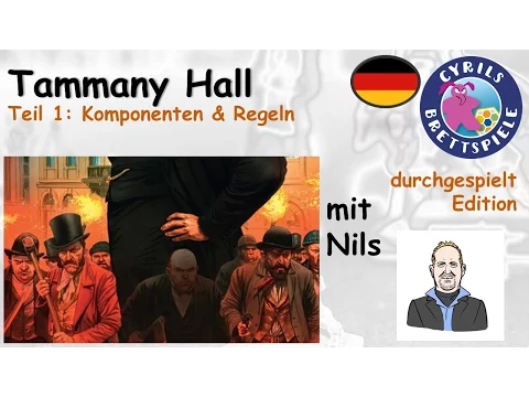 Cyrils Brettspiele - Tammany Hall Brettspiel (S63E01) - ein komplettes Spiel