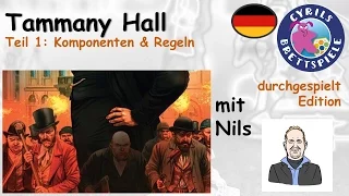 Cyrils Brettspiele - Tammany Hall Brettspiel (S63E01) - ein komplettes Spiel