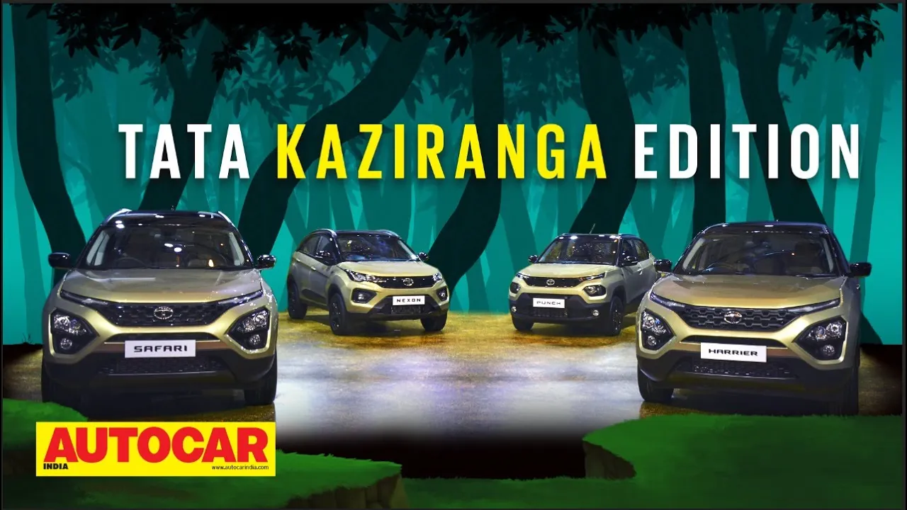 2022 Tata Kaziranga Editions - Punch, Nexon, Harrier, Safari | First Look | Autocar India