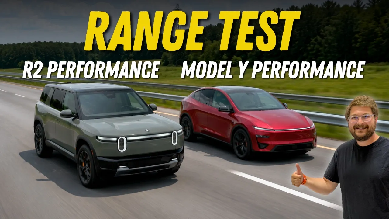 Rivian R2 vs Tesla Model Y 70-MPH Highway Range Test! How Is This Even Possible?
