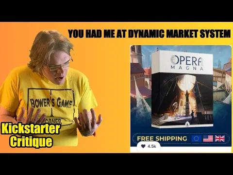 Opera Magna (B+) You Had Me At Dynamic Market System - Kickstarter Critique Review